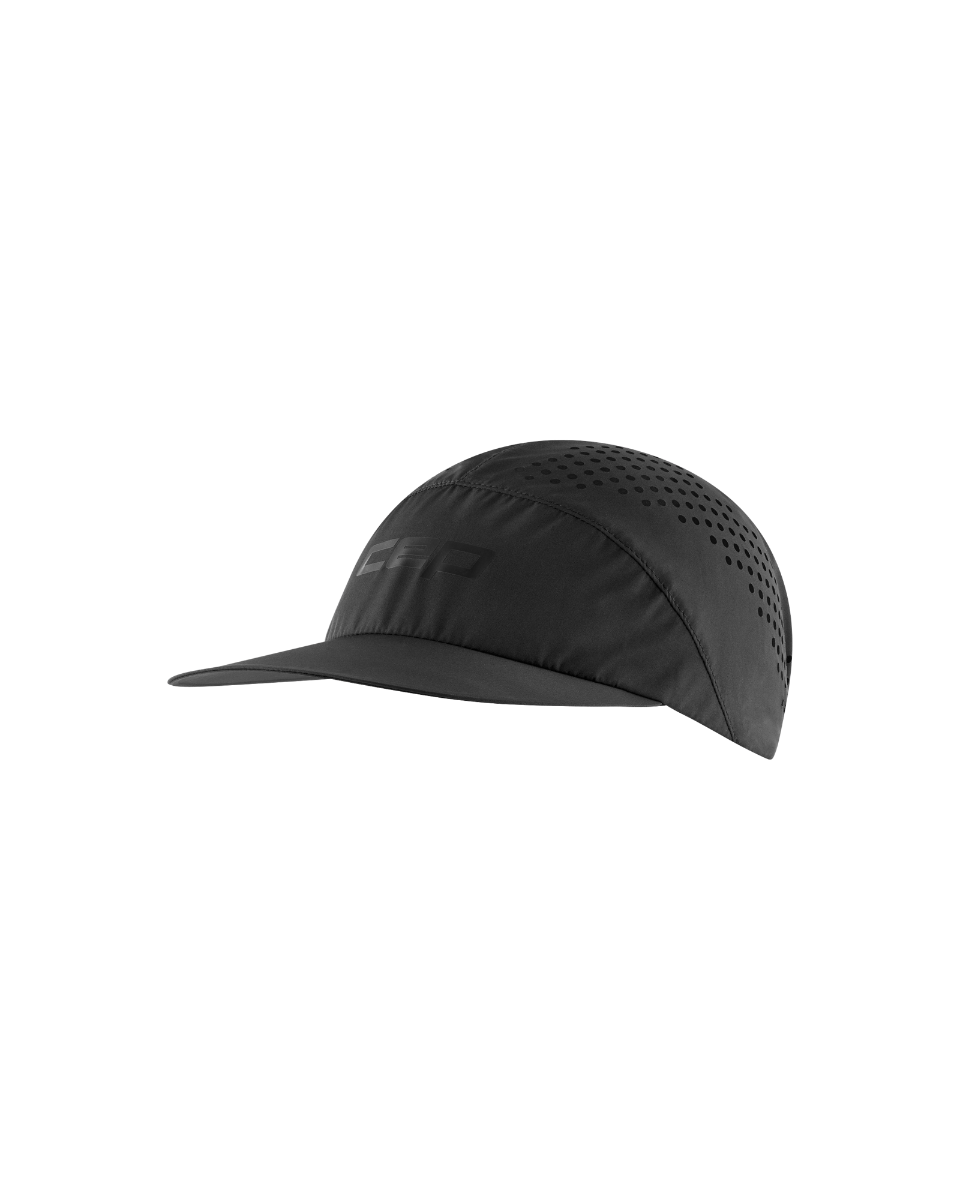 Sporting Goods Șapcă alergare CEP Pro Run Ultralight - negru | ultraușoară ventilație