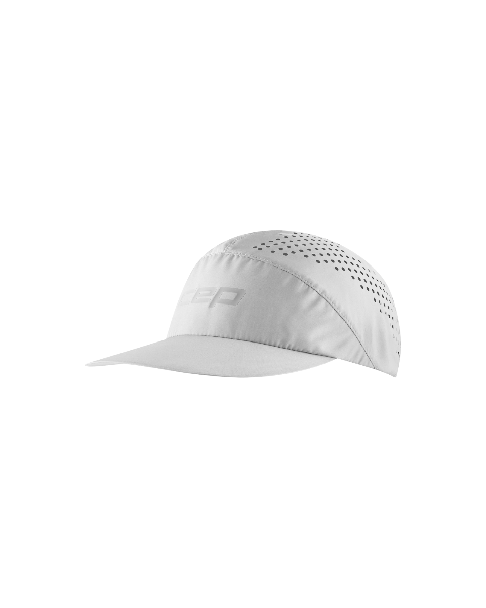Sporting Goods Șapcă alergare CEP Pro Run Ultralight - gri deschis | ultraușoară ventilație