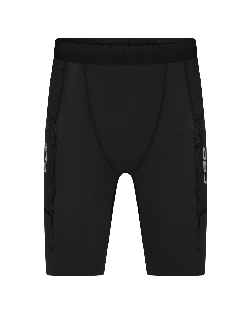 ginkgo forte Pantaloni scurți alergare CEP Pro Run Ultralight Cargo | compresie ușoară - black