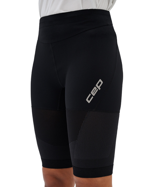 Pantaloni scurți alergare CEP Pro Run 3D Compression W - compresie performanță - black