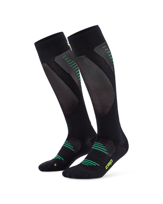 Șosete compresie înalte CEP Pro Run Ultralight - negru | alergare