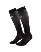 Șosete compresie înalte CEP Run Ultralight 4.0 femei - negru/gri
