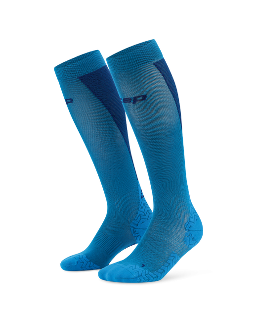 Șosete compresie înalte CEP Run Ultralight 4.0 femei - albastru