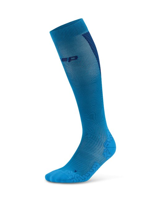 Șosete compresie înalte CEP Run Ultralight 4.0 femei - albastru