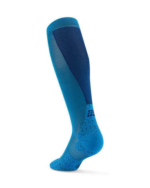 Șosete compresie înalte CEP Run Ultralight 4.0 femei - albastru