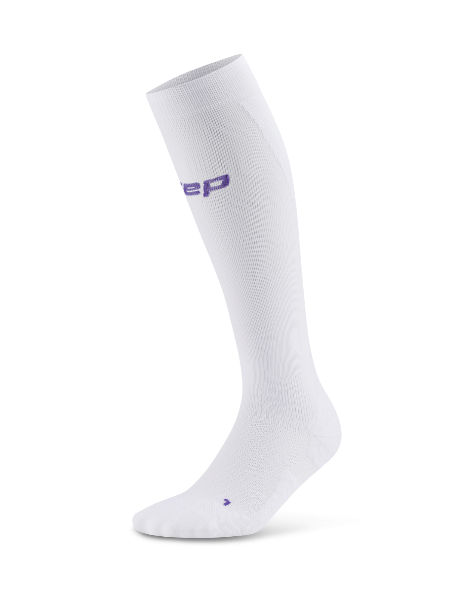 Sporting Goods Șosete compresie înalte CEP Run Ultralight 4.0 femei - alb
