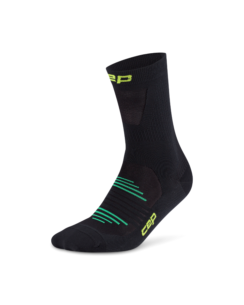 Sporting Goods Șosete compresie CEP Pro Run Ultralight Mid Cut - negru | alergare performanță