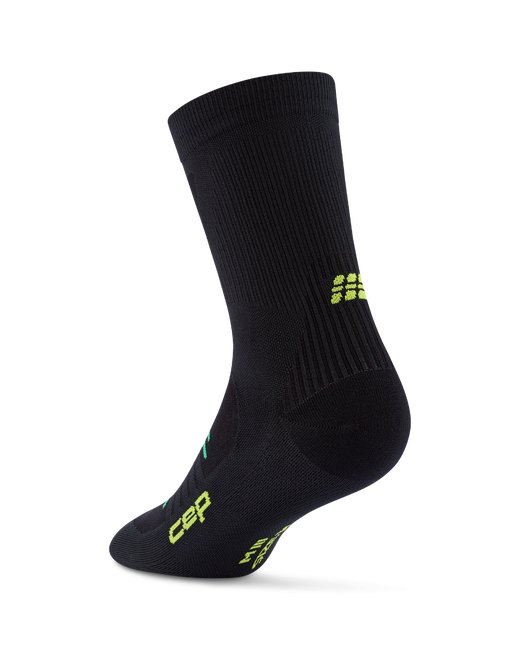 Șosete compresie CEP Pro Run Ultralight Mid Cut - negru | alergare performanță