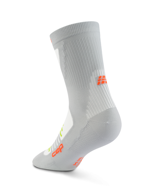 Șosete compresie CEP Pro Run Ultralight Mid Cut - gri | alergare performanță