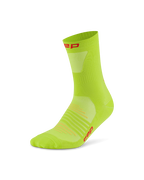 Șosete compresie CEP Pro Run Ultralight Mid Cut - lime | alergare performanță