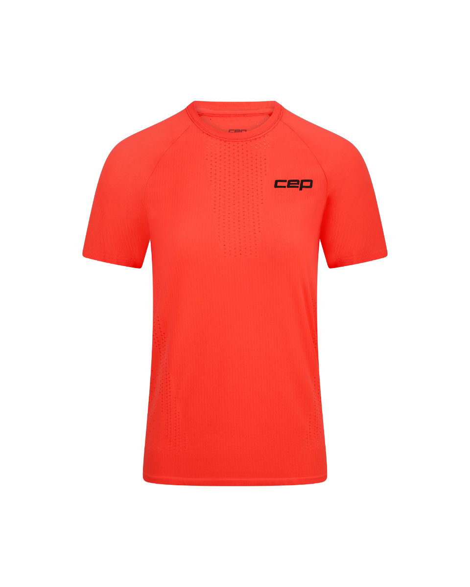 Sporting Goods Tricou CEP Core Run Ultralight SS - portocaliu neon coral | respirabil