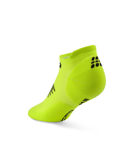 Șosete compresie CEP Core Run No Show - verde lime/negru | suport