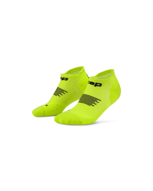 Șosete compresie CEP Core Run No Show - verde lime/negru | suport