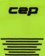 Șosete compresie CEP Core Run No Show - verde lime/negru | suport