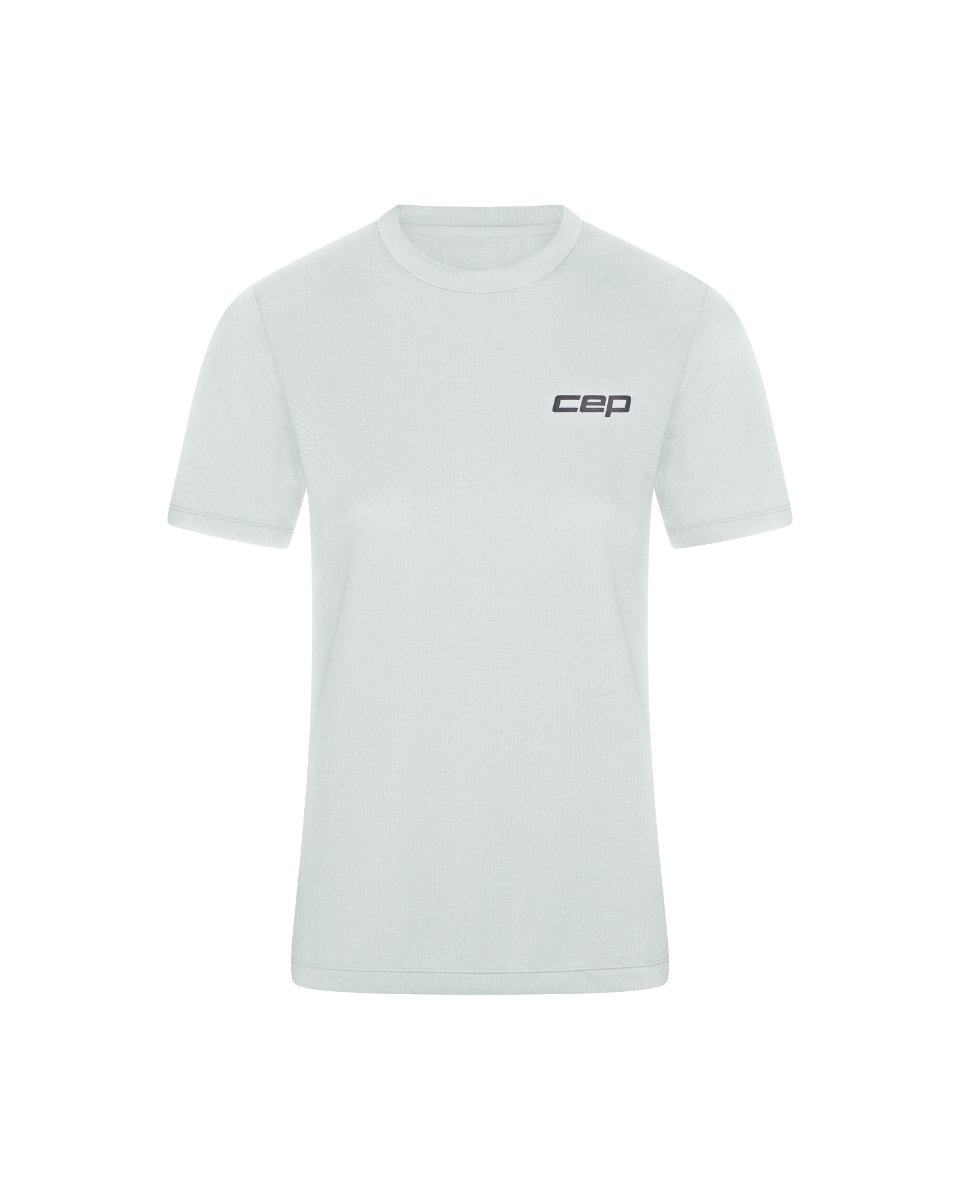 Sporting Goods Tricou alergare CEP Core Run - gri Ice | uscare rapidă