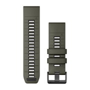 Garmin Curele de ceas QuickFit 26 | Olive Drab / Silicon negru
