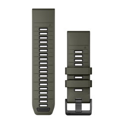 Garmin Curele de ceas QuickFit 26 | Olive Drab / Silicon negru