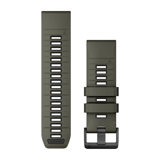 Garmin Curele de ceas QuickFit 26 | Olive Drab / Silicon negru