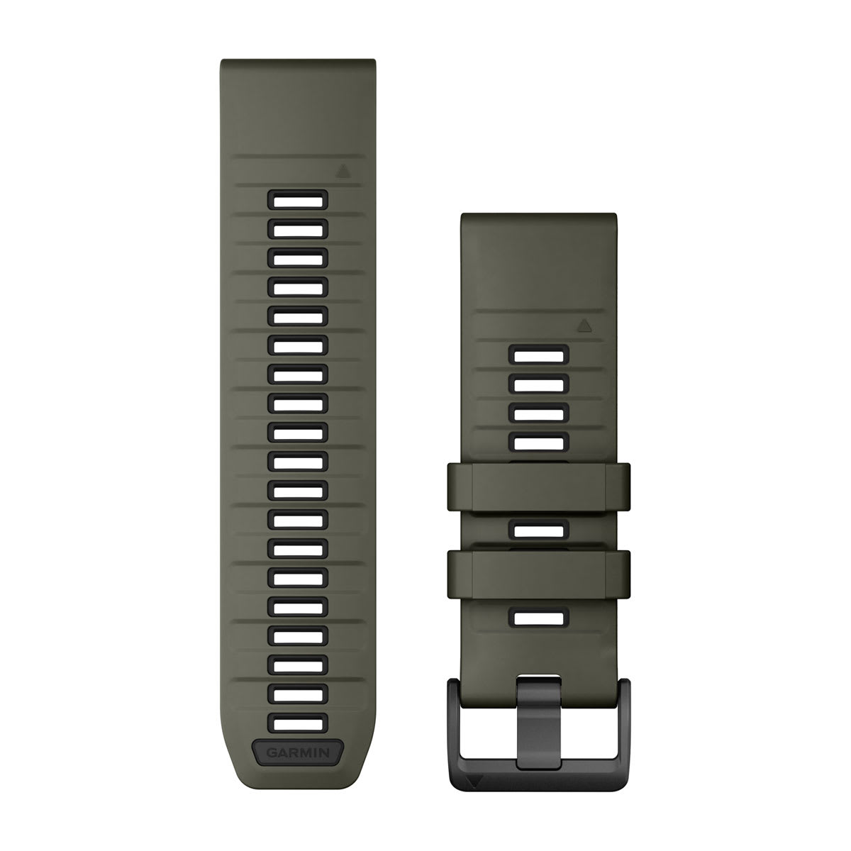 Watch Bands Garmin Curele de ceas QuickFit 26 | Olive Drab / Silicon negru