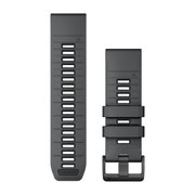 Garmin Curele de ceas QuickFit 26 | Slate grey / Silicon negru