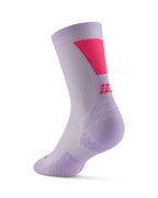 Șosete Compresie Alergare CEP Run Ultralight 4.0 Mid Cut - lila/roz | Damă