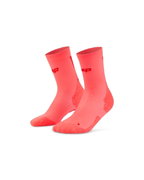 Șosete Compresie Alergare CEP Run Ultralight 4.0 Mid Cut - corai/roșu | Damă