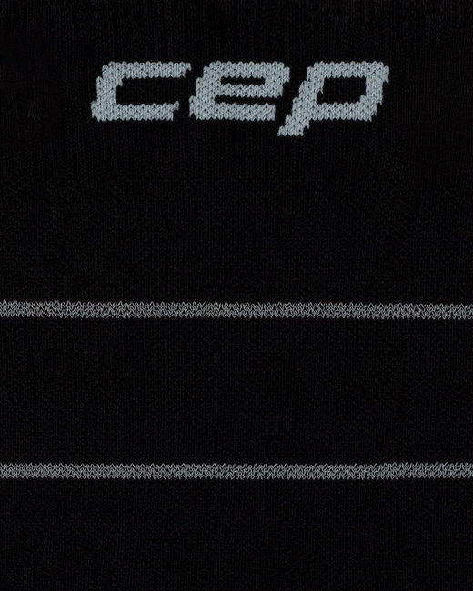 Șosete compresie mid cut CEP Pro Run Reflective 2.0 - negru | pentru alergare