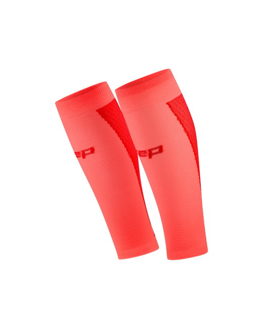 Jambiere de compresie CEP Run Ultralight 4.0 W - coral neon | roșu | pentru alergare