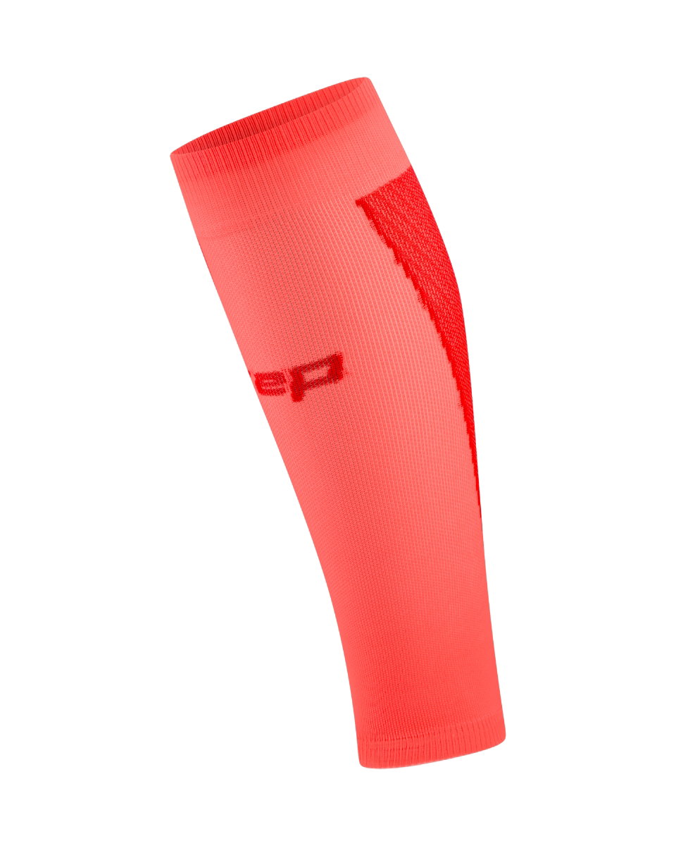 Sporting Goods Jambiere de compresie CEP Run Ultralight 4.0 W - coral neon | roșu | pentru alergare
