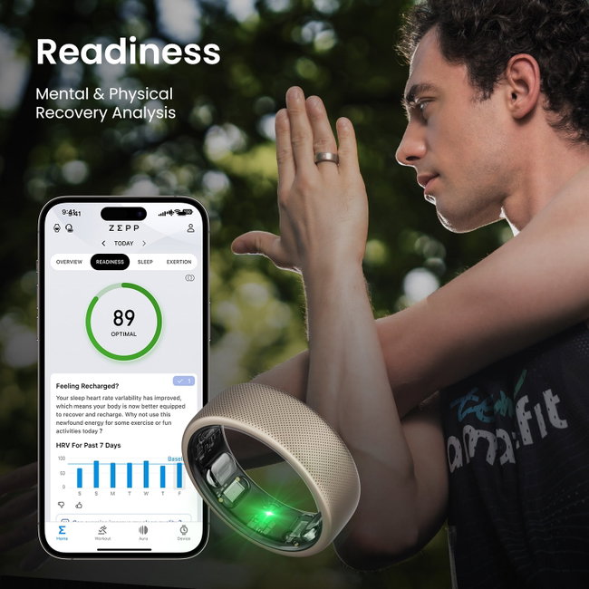 Amazfit Helio Ring, inel smart fitness sport monitorizare - 12