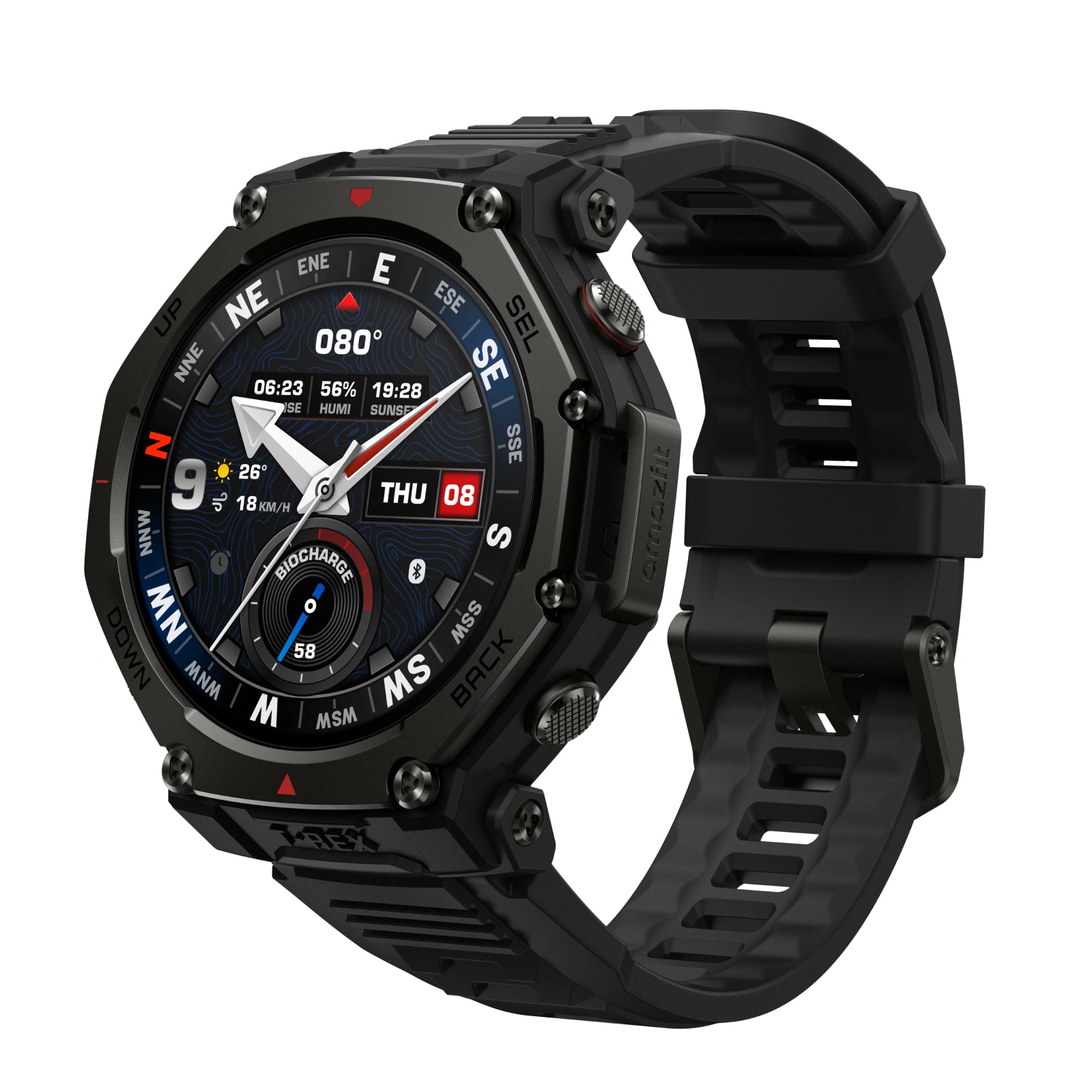 șampon matreata Amazfit T-Rex 3 Pro, ceas smartwatch sport GPS outdoor - negru Tactical Black 48mm