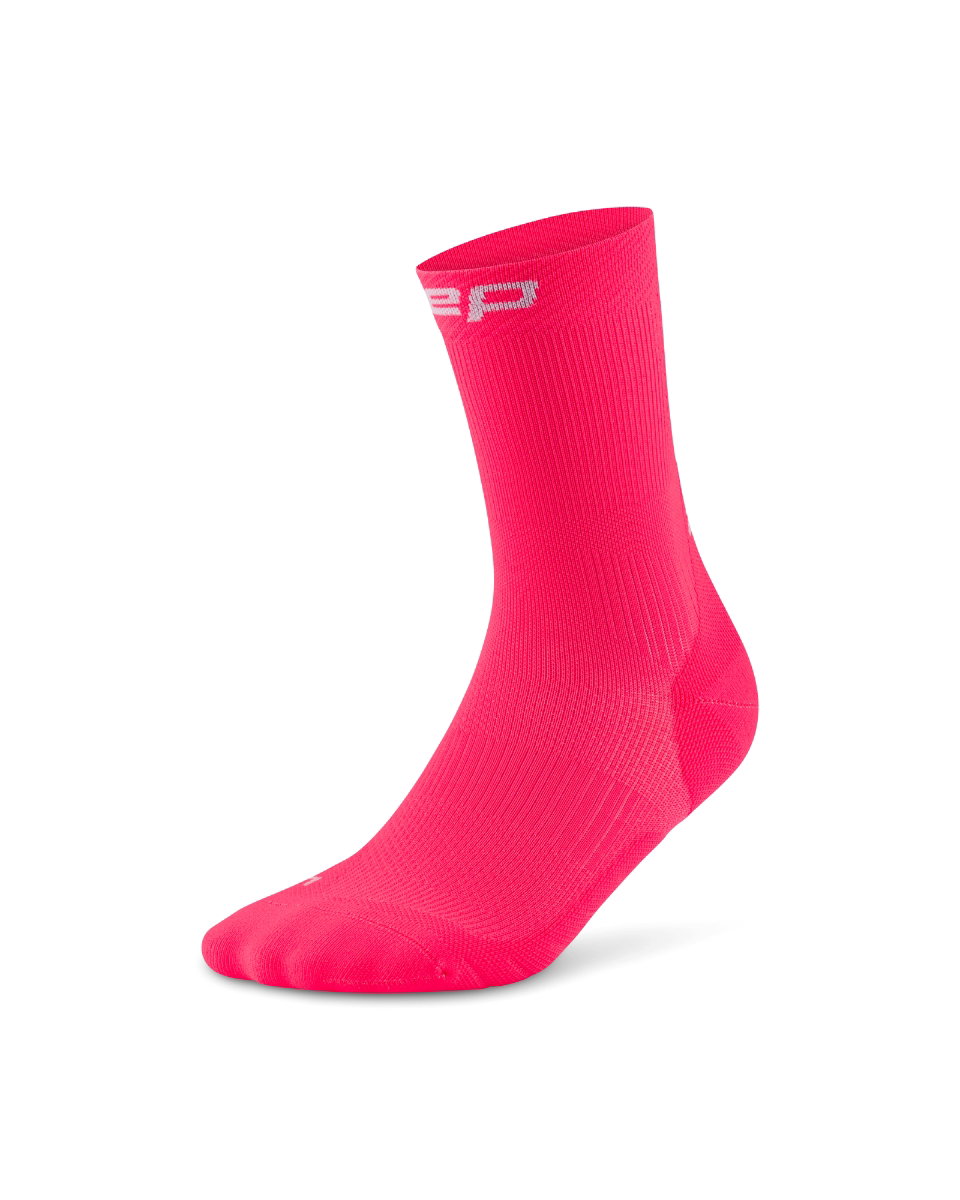 Sporting Goods Șosete compresie alergare CEP Run 5.0 Mid Cut - roz | femei