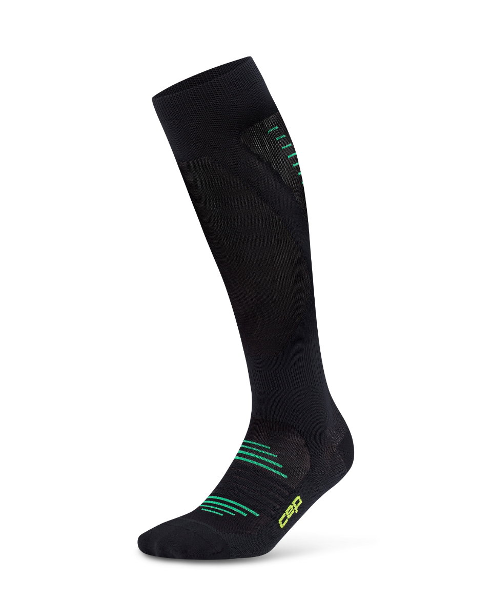 Sporting Goods Șosete compresie înalte CEP Pro Run Ultralight - negre | alergare