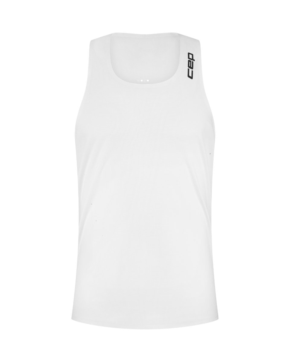 Sporting Goods Maieu alergare CEP Pro Run Ultralight - alb | ultraușor și respirant