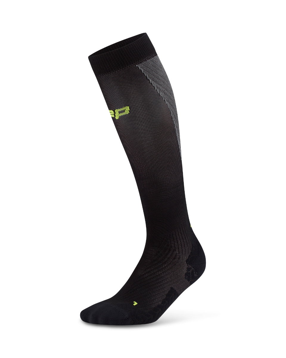 Sporting Goods Șosete compresie înalte CEP Run Ultralight 4.0 - negru | gri | alergare