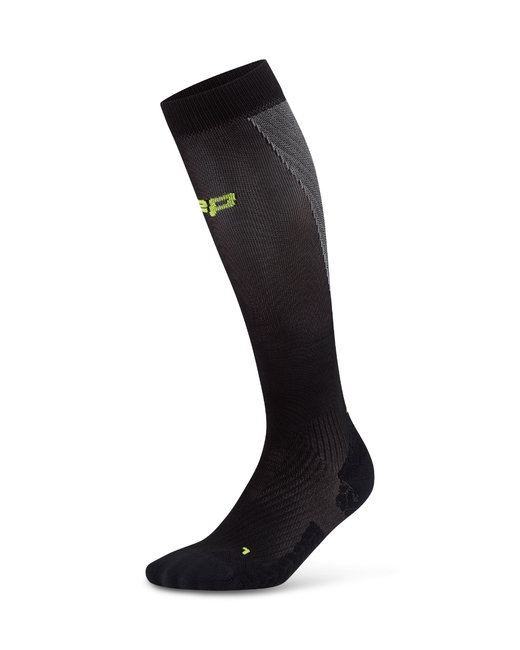Șosete compresie înalte CEP Run Ultralight 4.0 - negru | gri | alergare