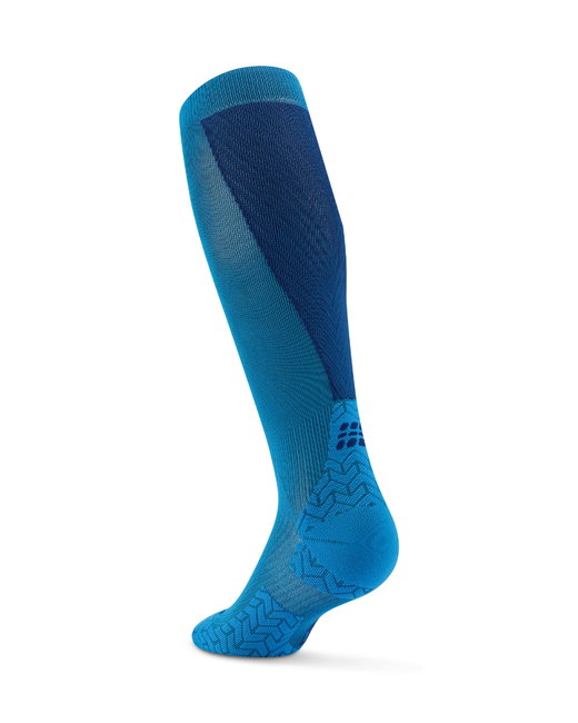 Șosete compresie înalte CEP Run Ultralight 4.0 - albastru | bleumarin