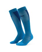 Șosete compresie înalte CEP Run Ultralight 4.0 - albastru | bleumarin