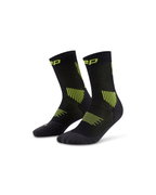 Șosete compresie alergare CEP Run 5.0 Mid Cut - negru/lime | femei