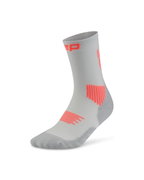 Șosete compresie alergare CEP Run 5.0 Mid Cut - gri | femei