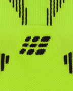 Șosete compresie alergare CEP Run 5.0 Mid Cut - lime/negru | femei