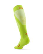Șosete compresie înalte CEP Pro Run Ultralight - lime | alergare
