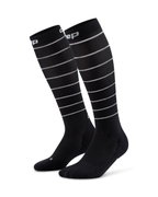 Șosete compresie alergare CEP Pro Run Reflective 2.0 - negru | vizibilitate