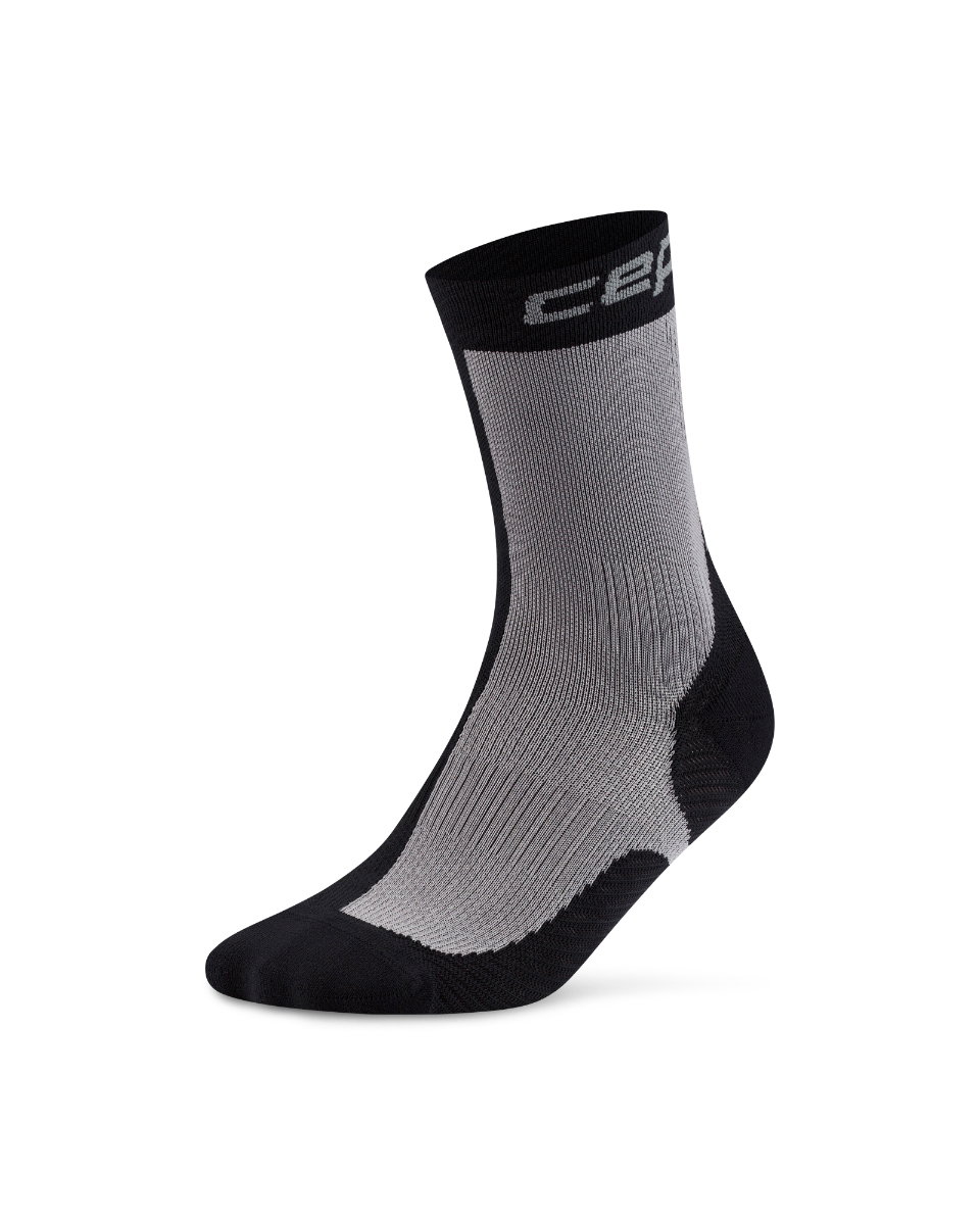 Sporting Goods Șosete compresie CEP Hiking Light Cushion - negru | gri | mid cut femei