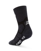 Șosete compresie hiking CEP Hiking Max Cushion 2.0 - negre | amortizare maximă