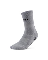 Șosete compresie hiking CEP Hiking Max Cushion 2.0 - gri | amortizare maximă