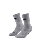 Șosete compresie hiking CEP Hiking Max Cushion 2.0 - gri | amortizare maximă