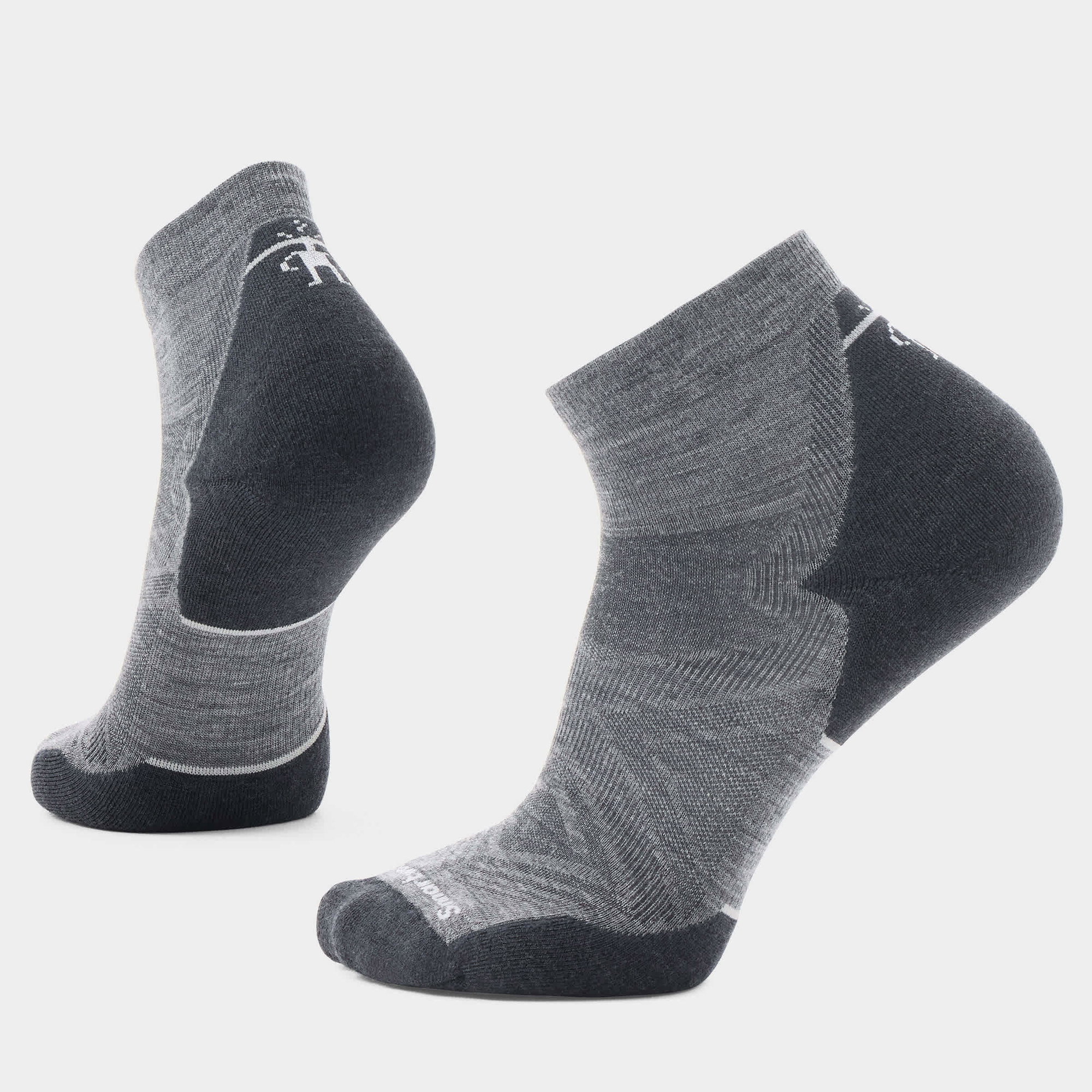 Smartwool Șosete Merino alergare Smartwool Run Ankle - Targeted Cushion - Medium Gray