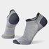 Șosete Merino alergare Smartwool Run - gri mediu | Low Ankle | Zero Cushion