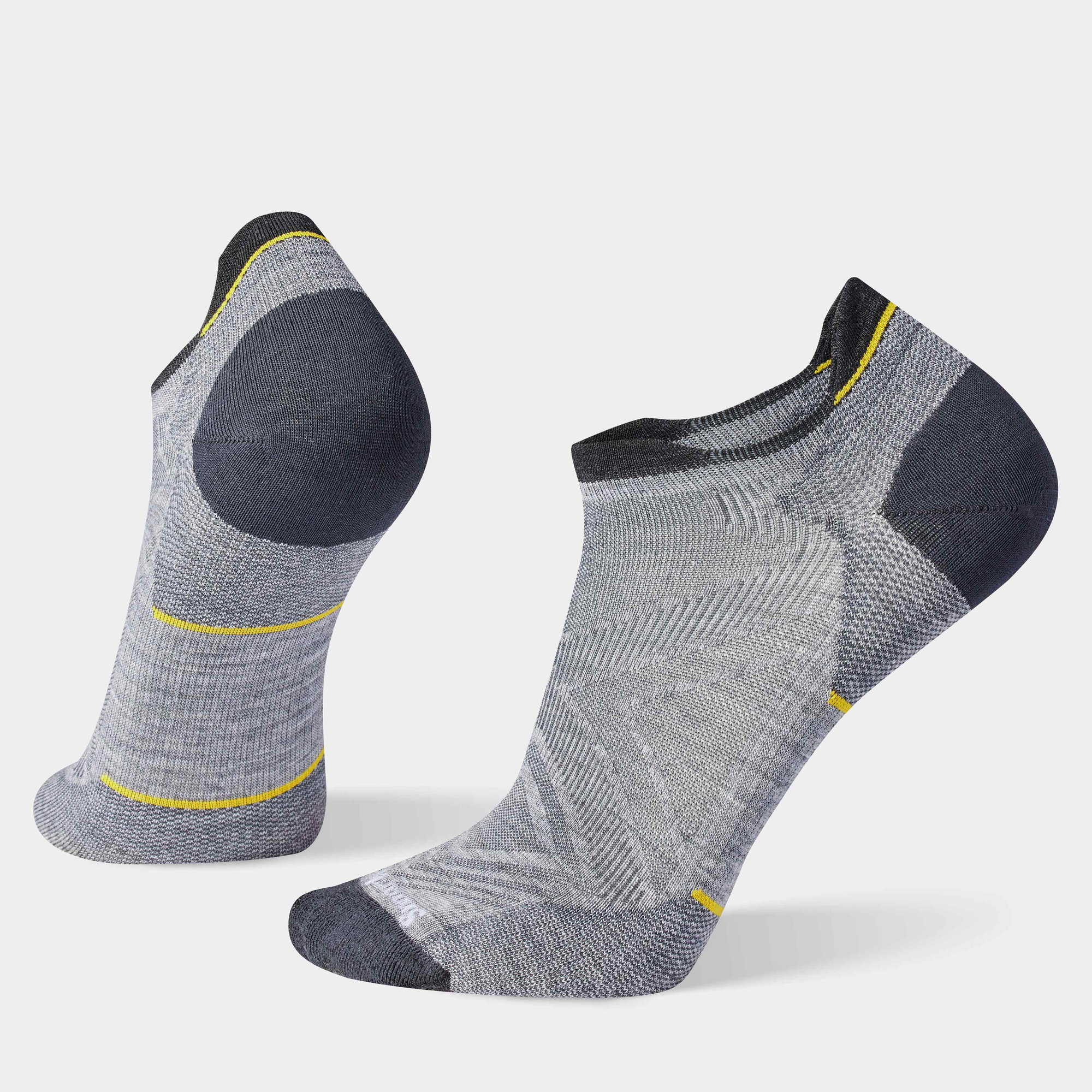 Smartwool Șosete Merino alergare Smartwool Run - gri mediu | Low Ankle | Zero Cushion